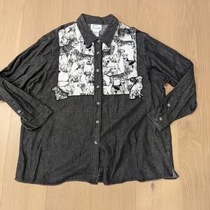 Unique dog print shirt